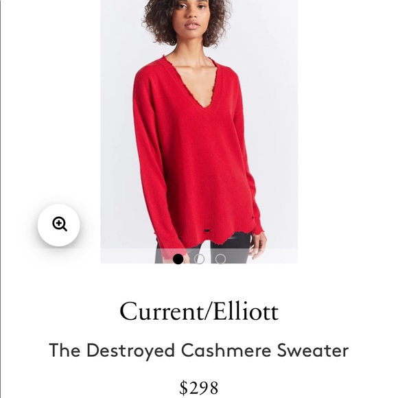 CURRENT/ELLIOT The Destroyed Cashmere Sweater - Picture 6 of 6